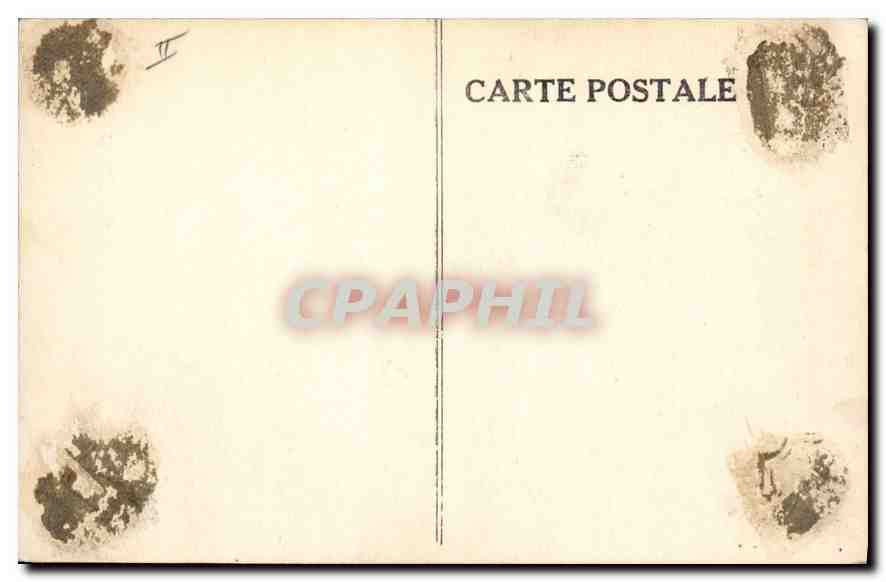 CPA L'Auvergne Cantal Roffiac l'eglise et le chateau  — Rückseite