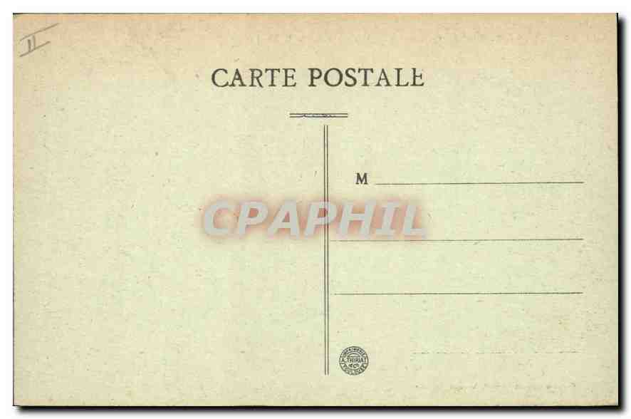 CPA Le Cantal Rion es Montagne vue du Pont de la Mort  — Verso