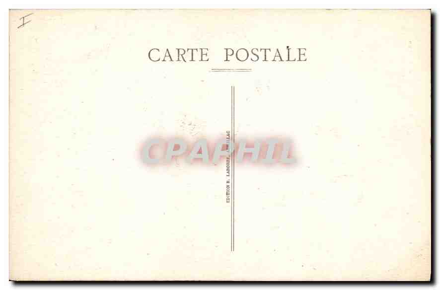 Das pittoreske Cantal — 1118. Tal der Rhue. Der Rocher des Faux Mounayeurs — Edition R. Langoué, Millac — Rückseite