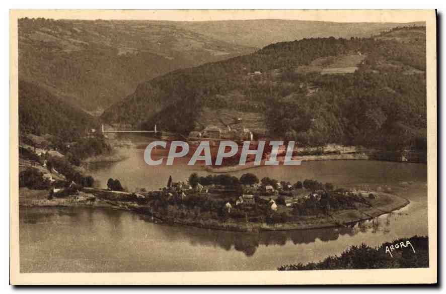 CPA Vallee de la Truyere Cantal 