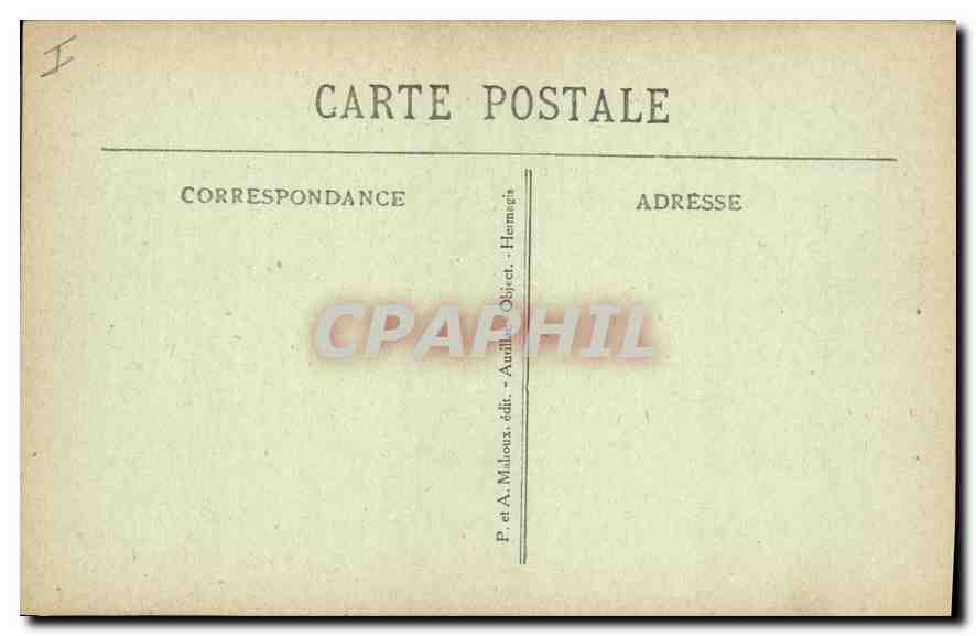 Pittorelle Auvergne — 2276 St-Flour (Cantal) — Route von St-Flour nach Chaudes-Aigues — Lanau-Kante — Rückseite
