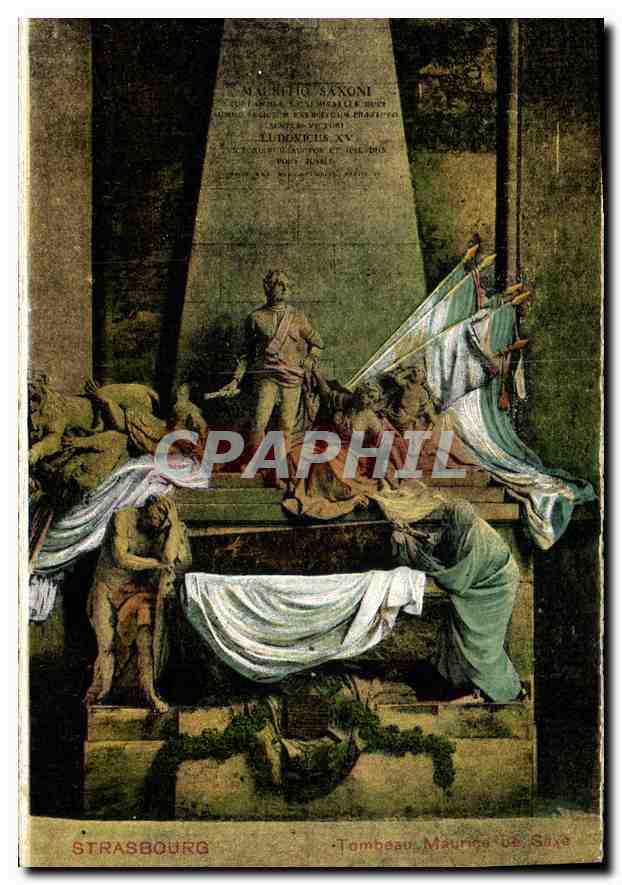 CPA Strasbourg Tombeua Maurice 