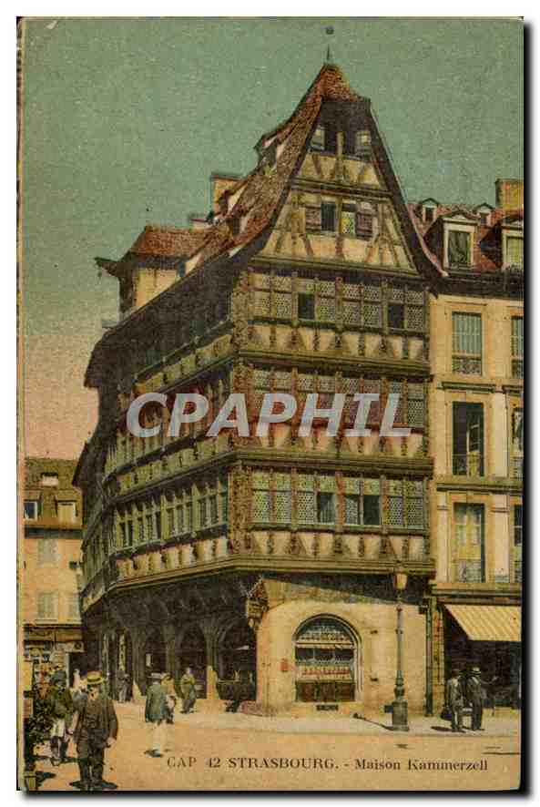 CPA Strasbourg Maison Kammerzell 