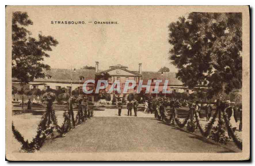 CPA Strasbourg Orangerie 