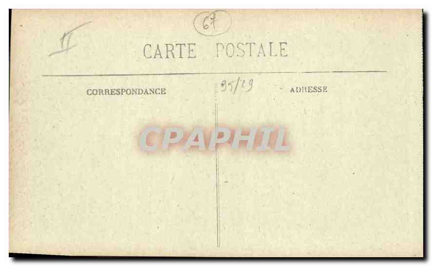 CPA Strasbourg Alsace Un Puits Photo 1918 Militaria — Rückseite