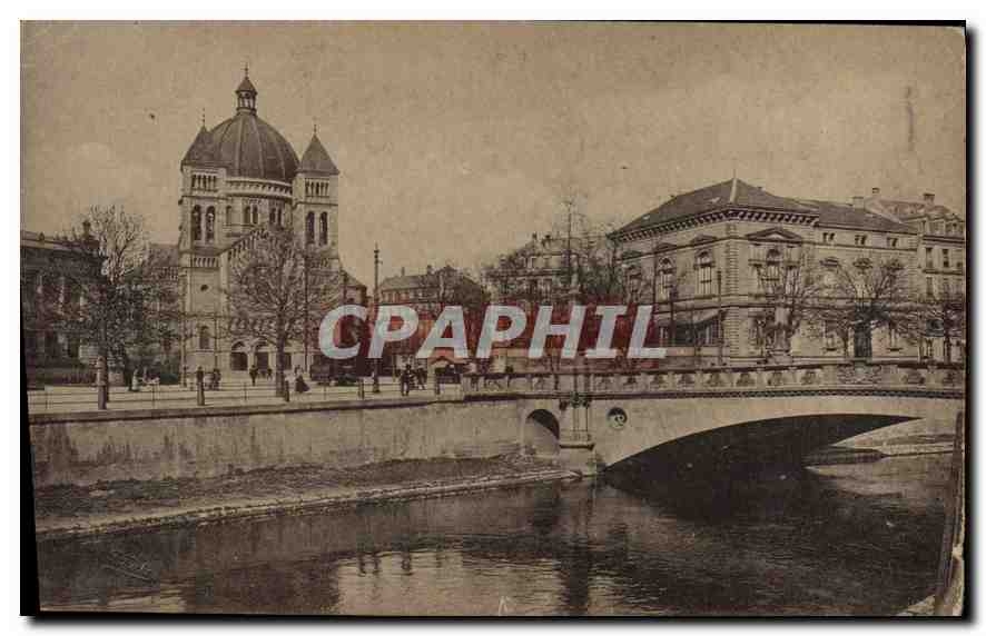 CPA Strasbourg Eglise cath de Saint Pierre le Jeune 
