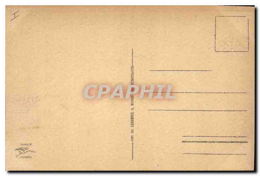 CPA Strasbourg pont du chemin de fer sur le Rhin pres de Kehl  — Verso