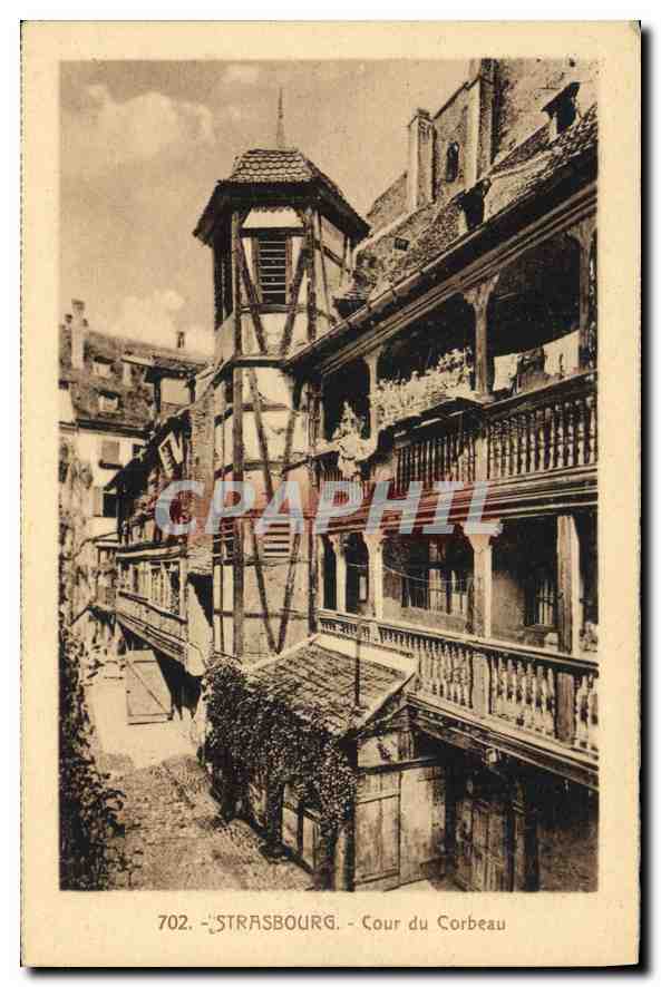 CPA Strasbourg Cour du Corbeau 