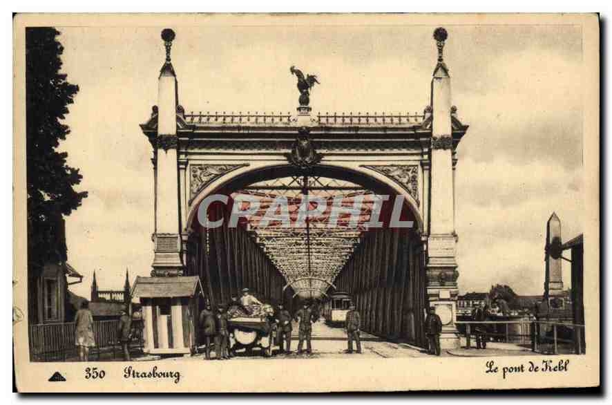 CPA Strasbourg le Pont de Kehl 