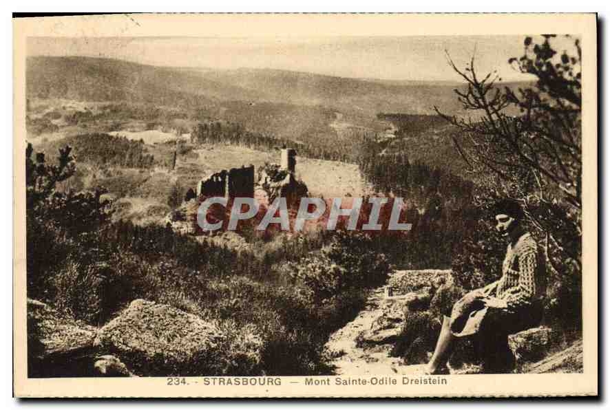 CPA Strasbourg Mont Sainte Odile Dreistein 