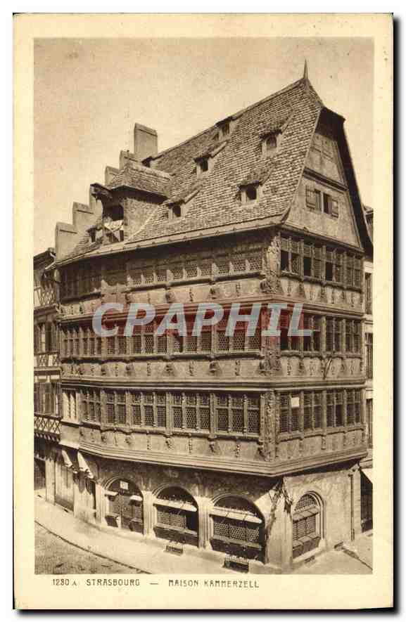 CPA Strasbourg maison Kammerzell 