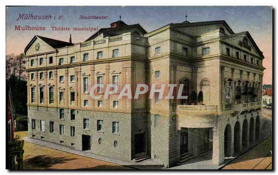 CPA Mulhouse Theatre Municipal 