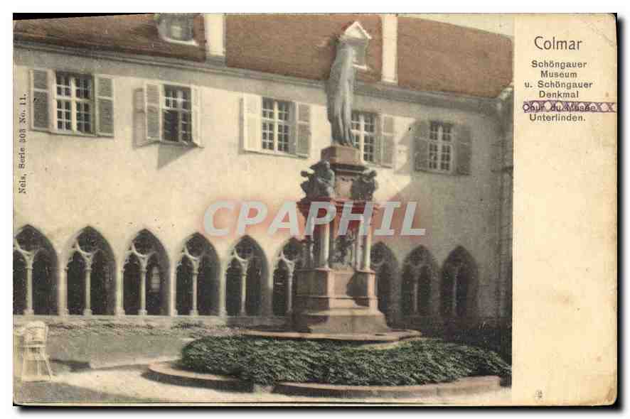 Colmar — Schöngauer Museum und Denkmal Unterlinden — Nüla, Serie 408, Nr. 11