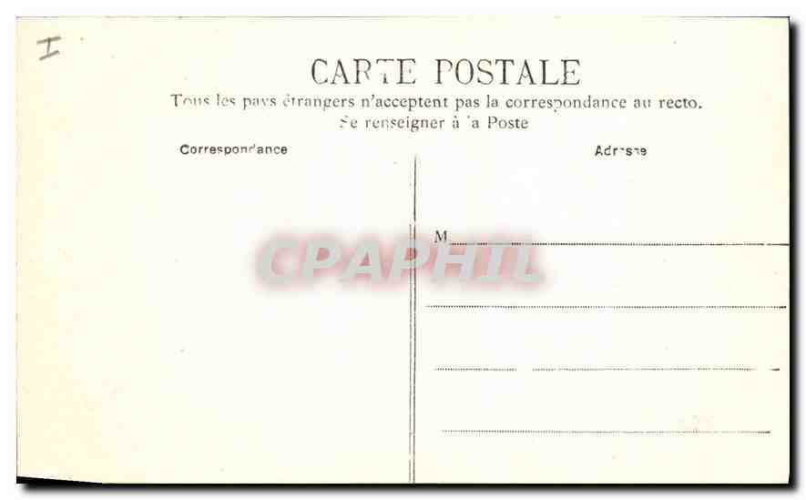 CPA Lille le pont de la Barre  — Back