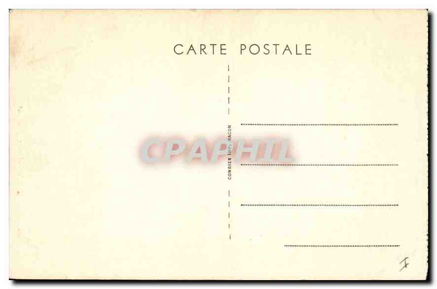 Abbaye de MOISSAC (T-et-G.) — La grande salle voûtée du clocher (XIIe s.) — Éditeur Combier, Macon — Back
