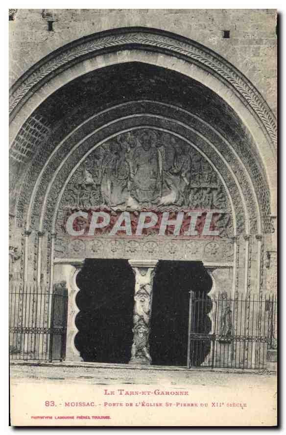 CPA Le Tarn et Garonne Moissac porte de l'eglise St Pierre du XII siecle 