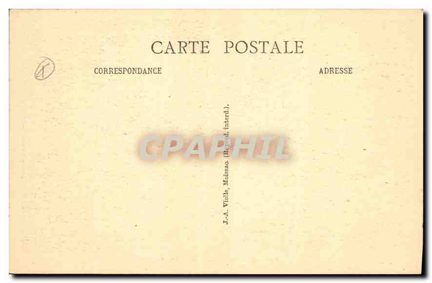 CPA Cloitre de Moissac vue interieure  — Back