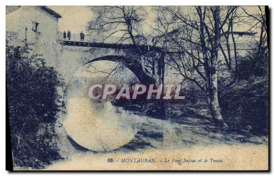 Montauban - Le Pont Sapiac et le Tescou — éditeur non identifié, n° de série 86