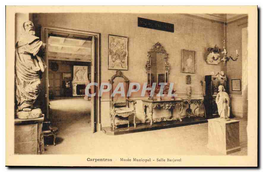 CPA Carpentras Musee Municipal salle Barjavel 