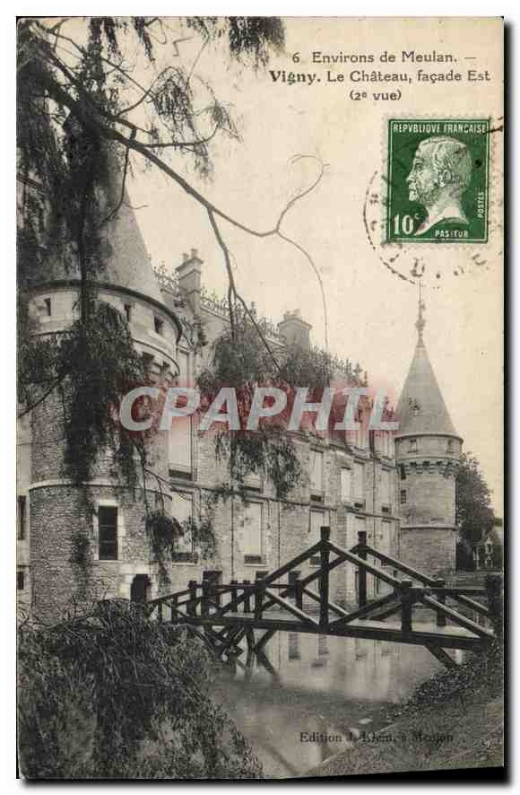 Vigny. Le Château, façade Est — Environ de Meulan — Édition J. Ahem & Meylan