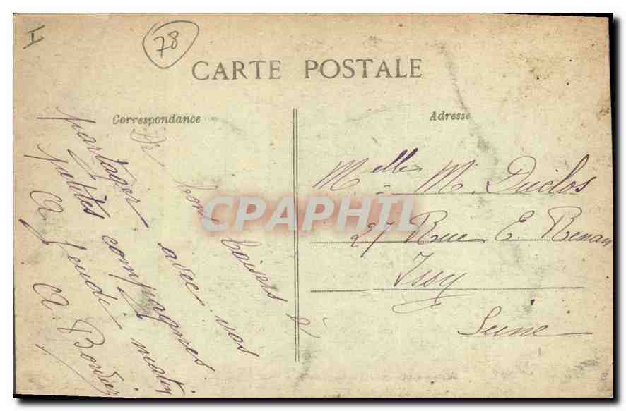 Schloss VOISINS — Französische Gärten — Lagrange, Verlag-Fotografie, Rambouillet — Rückseite