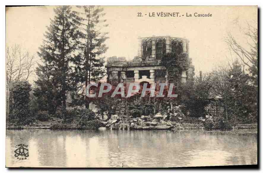 Le Vésinet - La Cascade — éditeur 'Champeix, Paris' n°22 - Recto