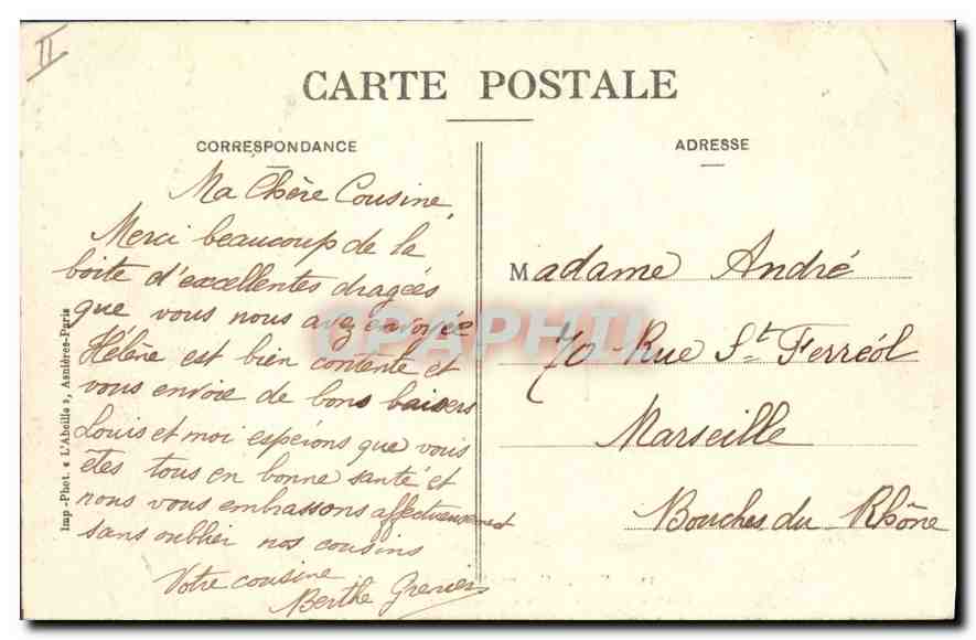 CPA Saint Germain en Laye La Terrasse Costriute par La Notre Longeur  — Verso