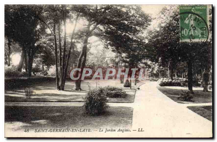 CPA Saint Germain en Laye Le Jardin Anglais 