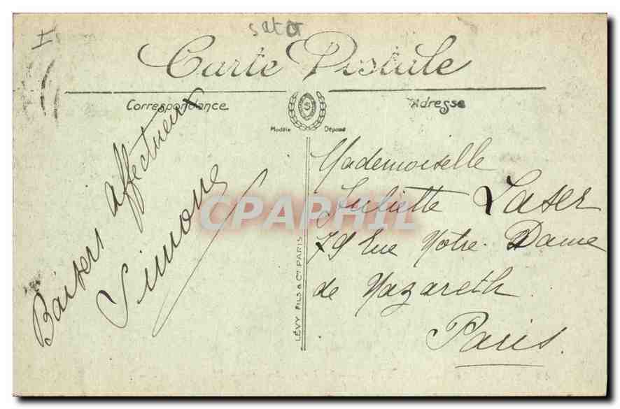 CPA Saint Germain en Laye Le Jardin Anglais  — Verso