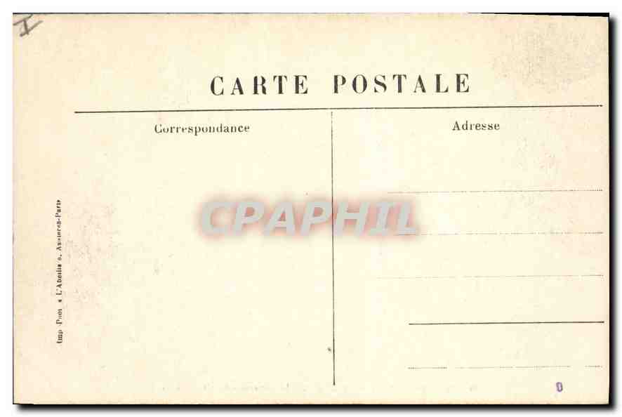 CPA Saint Germain en Laye La Parterre Escaliers Henri II  — Verso