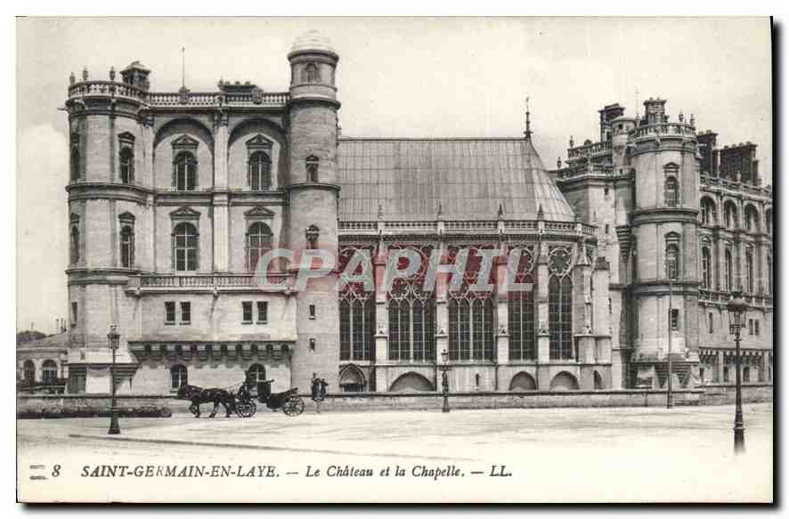 Saint-Germain-en-Laye — Le Château et la Chapelle — LL. n°8