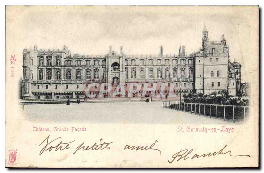 CPA Saint Germain en Laye Chateau Grande Facade 