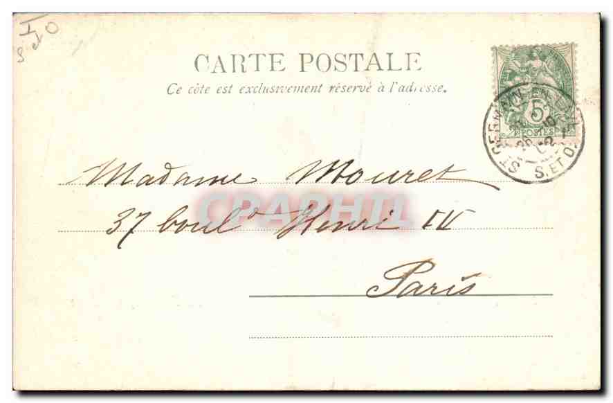 CPA Saint Germain en Laye Chateau Grande Facade  — Verso