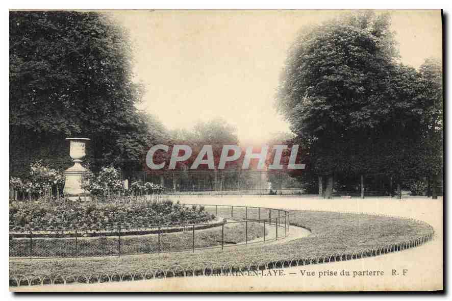 GERMAIN-EN-LAYE — Vue prise du parterre — R. F.