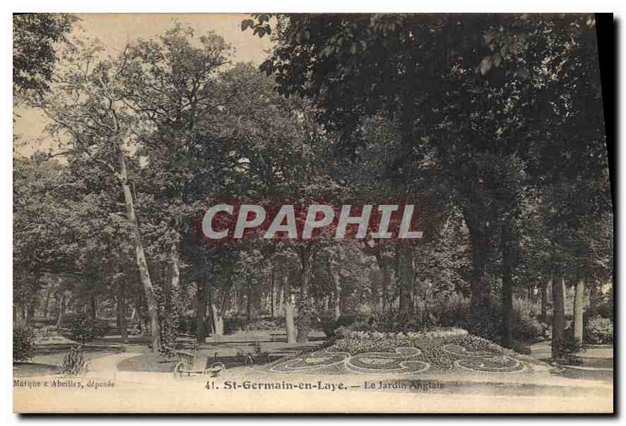 CPA Saint Germain en Laye Le Jardin Anglais 