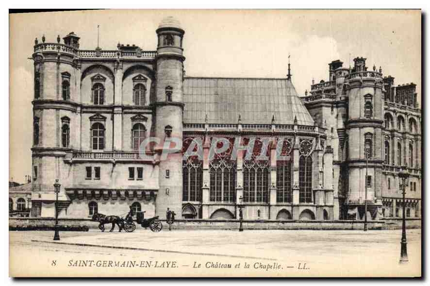 CPA Saint Germain en Laye Le Chateau et la Chapelle 