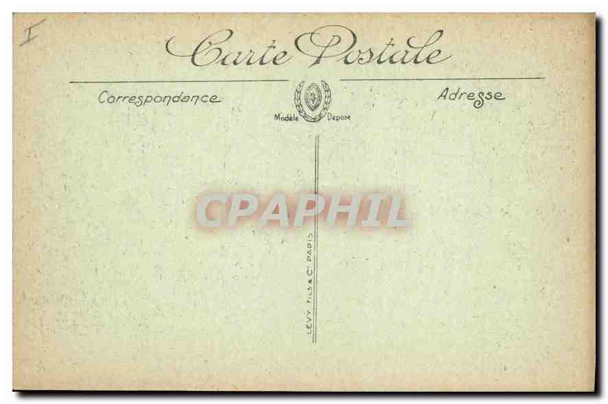 CPA Saint Germain en Laye Le Chateau et la Chapelle  — Verso