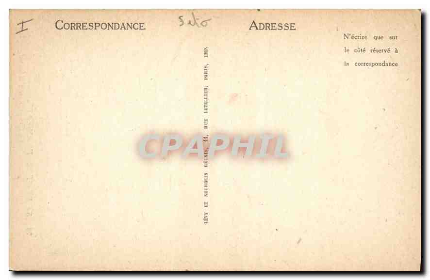 CPA Saint Germain en Laye La Chapelle de l'Hopital  — Verso