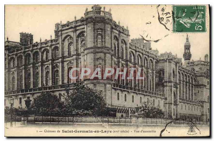 CPA Chateau de Saint Germain en Laye Vue d'ensemble 