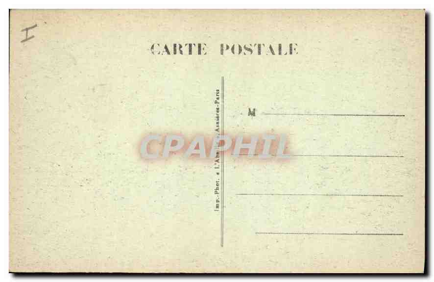 CPA Saint Germain en Laye Le Pavillon Henri IV  — Verso