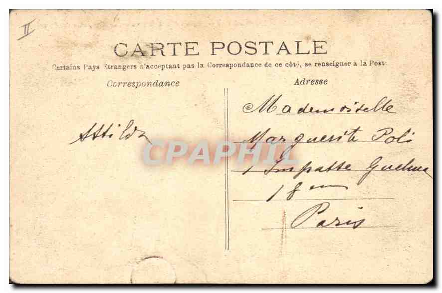 CPA Saint Germain en Laye Chapelle des Fransoiseanis rue de Poissy  — Verso