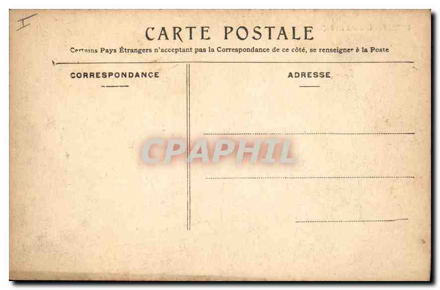 CPA Saint Germain en Laye La Croix de Noailles Automobile — Verso