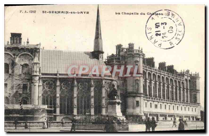 CPA Saint Germain en Laye La Chapelle du Chateau 