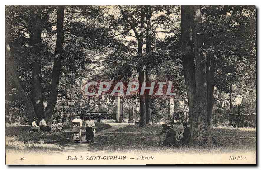 CPA Saint Germain en Laye l'Entree 
