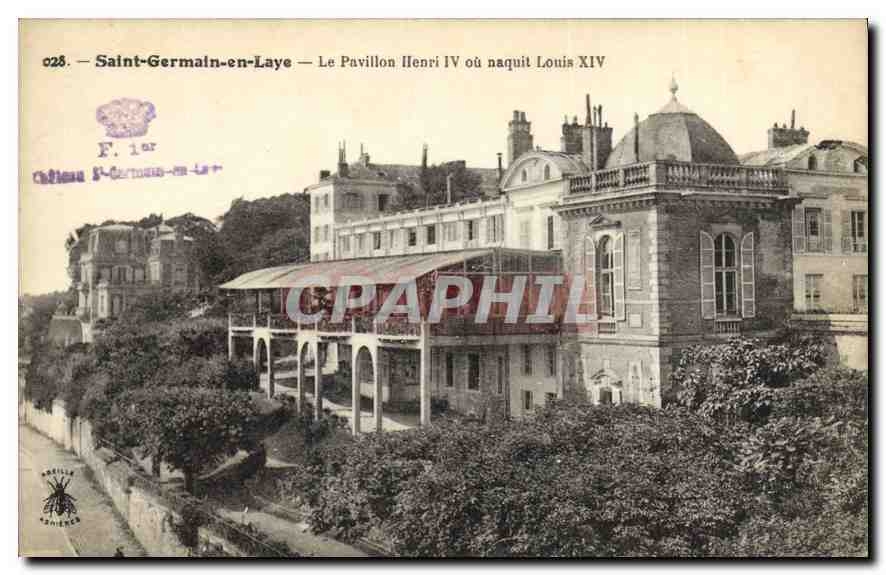 CPA Saint Germain en Laye Le Pavillon Henri IV ou naquit Louis XIV 