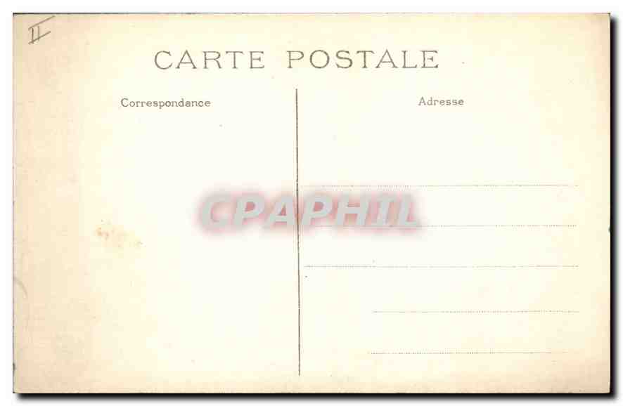 CPA Saint Germain en Laye Le Pavillon Henri IV ou naquit Louis XIV  — Verso
