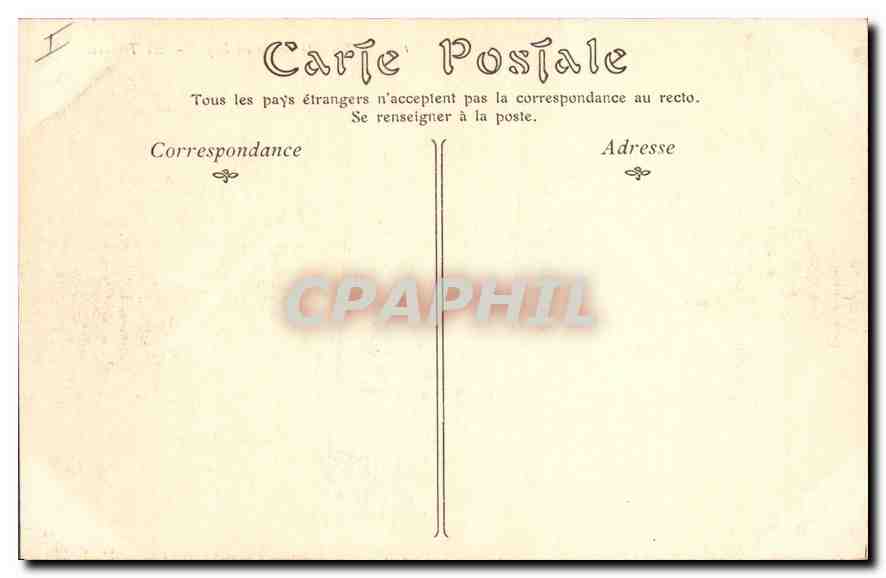 CPA Saint Germain en Laye La Terrasse  — Verso