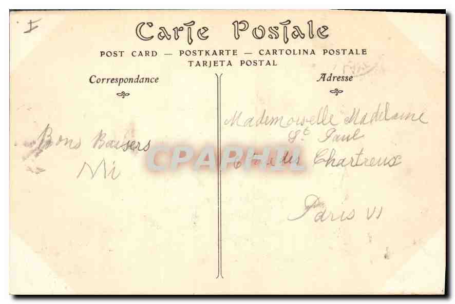 Saint-Germain-en-Laye — Le Château — Éditeur : CPAPHIL, n° 170 — Verso