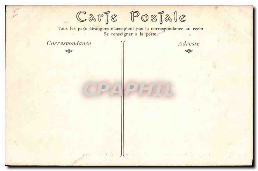 CPA Saint Germain en Laye Facade septentrionale  — Verso