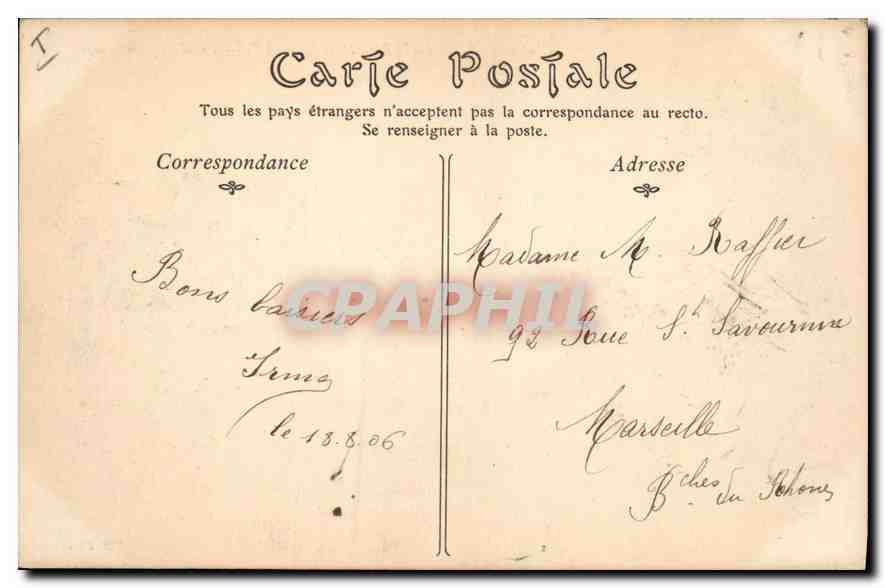 CPA Cahteau de Saint Germain en Laye Facade Septentrionale  — Verso